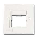 Siemon CTE2-FP-02 Single Gang British CT Faceplate for One Coupler